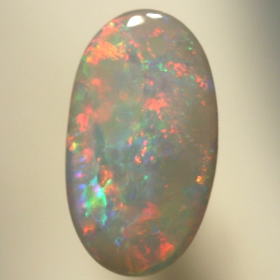 SOLID SEMI BLACK OPAL Full on colour, red and green sparkles
